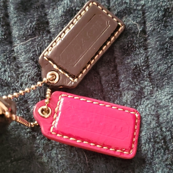 Beautiful black-and-white pink inside coach purse - Picture 2 of 3